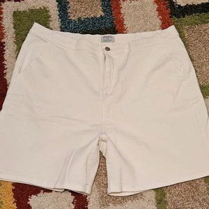 White Denim-Like Shorts
